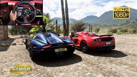 Koenigsegg Regera Hennessey Venom GT Forza Horizon 5 With G29