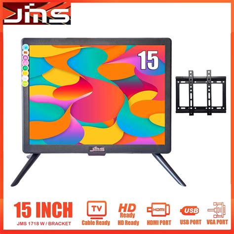 JMS 15 Inch Screen Full HD LED TV With Wall Bracket LED 1718 Shopee