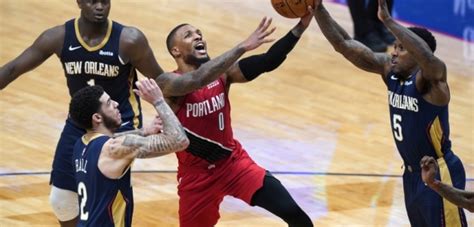 Damian Lillard Candidato Mvp Nba 2021 Con Portland Trail Blazers