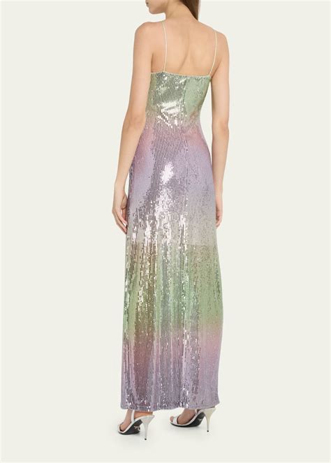 Loveshackfancy Grand Ombr Sequined Maxi Dress Bergdorf Goodman