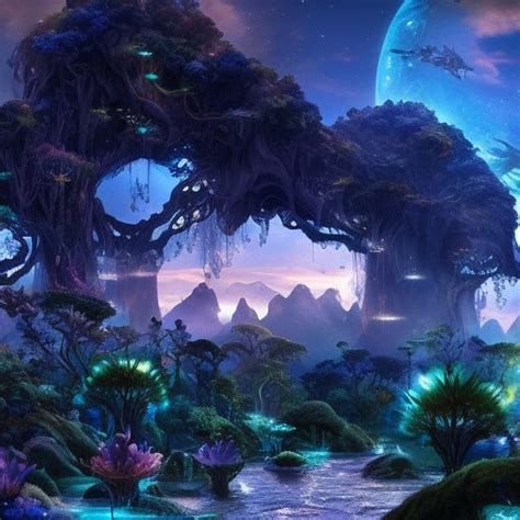 Zyhzyh Pandora Planet Pandora A Lush Vibrant World With An Abundance