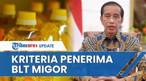 Presiden Jokowi Cairkan BLT Minyak Goreng Rp 300 Ribu Untuk Masyarakat