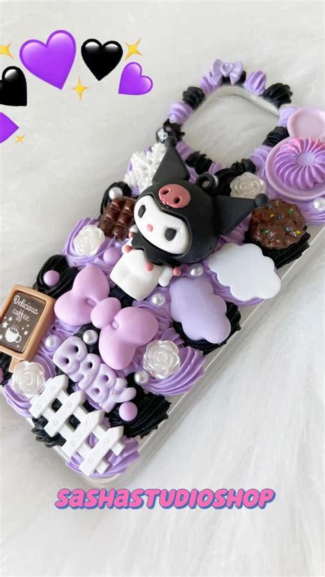 Kuromi Decoden Phone Case Diy Phone Case Bling Phone Case Girly