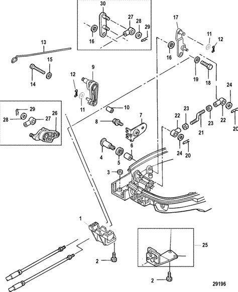 Mercury Outboard Throttle Cable Diagram Mercury Outboard Thr