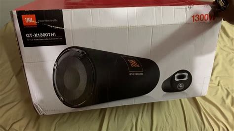 Unboxing Jbl Bass Tube GT X1300THI Woofer YouTube