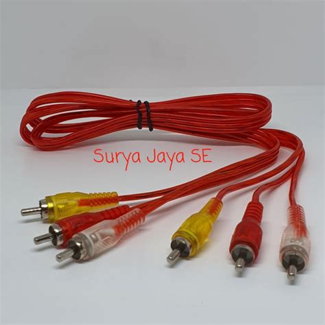 Jual Kabel Rca Cabang Kabel Transparan Meter Shopee Indonesia