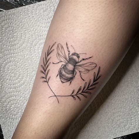 Queen Honey Bee Tattoo