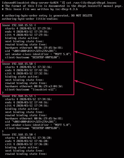 Configure DHCP Server On CentOS 8