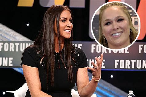 Ronda Rousey to WWE? 'We Would Love to Have Her,' Stephanie McMahon ...