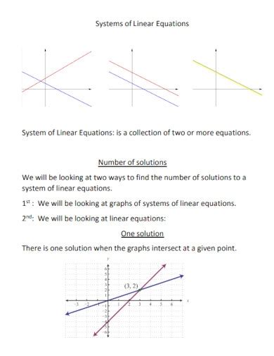 Linear Equations - Examples, Formula, How to Solve, PDF