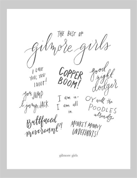 Gilmore Girls Digital Download Gilmore Girls Print - Etsy