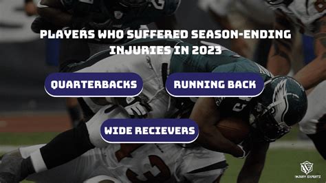 Key Nfl Players Sidelined By Season Ending Injuries In 2023