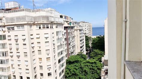 Apartamento De Um Quarto Andar Alto E Vista Lateral Mar Em Copacabana