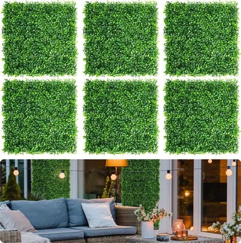 Amazon Woiworco Grass Wall Panels X Inch Pack Of