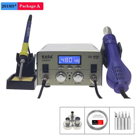 Kada D Smd Rework Station Hot Air Soldering Station Hot Air Gun Phone Repair Soldering