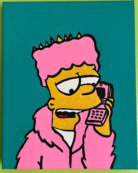 Pimp Bart Simpson Rockin The Pink Fit In The Pink Phone Pink Fits