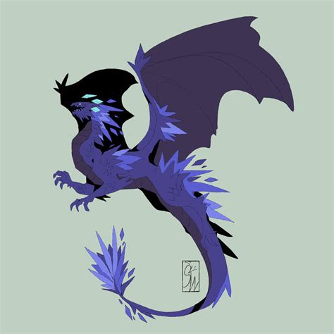 Crystal dragon by SleepingWoolf on DeviantArt