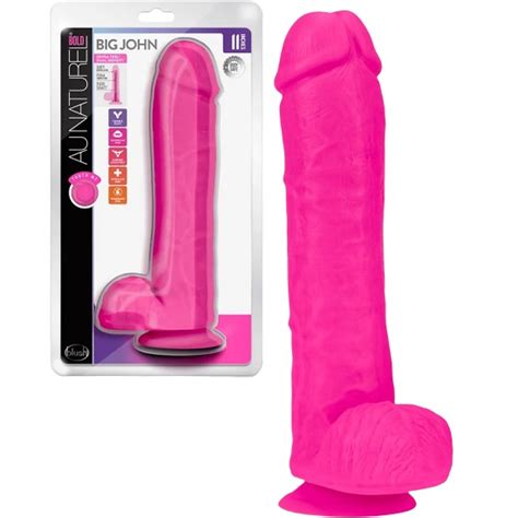 Au Naturel Bold Big John Dildo Realistic Dong Late Night