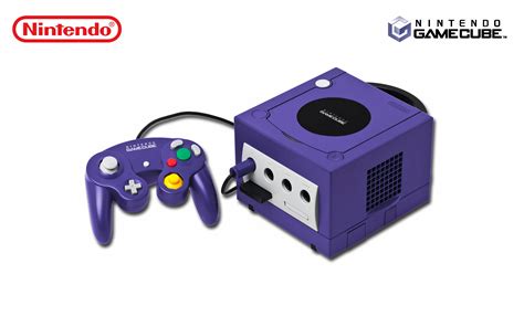 Purple and black Nintendo Gamecube console, GameCube, Nintendo ...