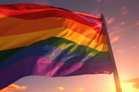 Fondo Arco Iris Lgbt Lgbtq Orgullo Gay Bandera Arco Iris Fondo Generativo Ai Stock De