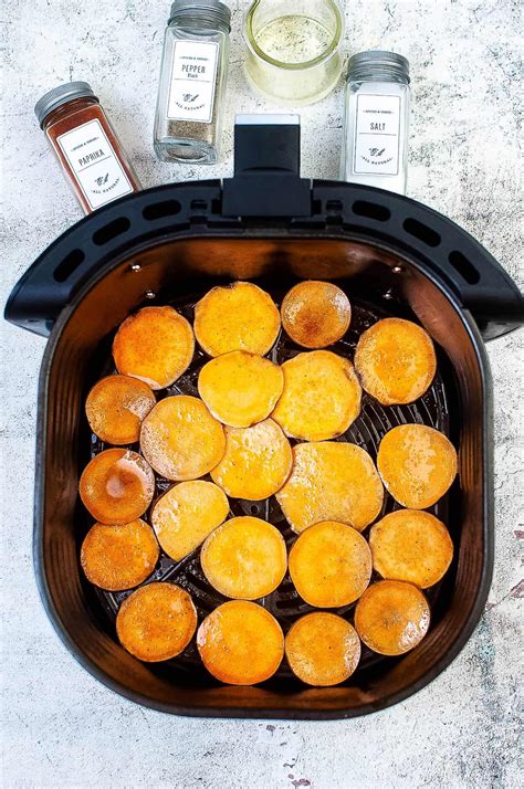 Air Fryer Sweet Potato Chips All Ways Delicious