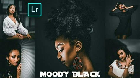 Moody Black Preset Lightroom Mobile Photo Editing Tutorial Youtube