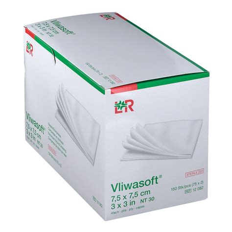 Vliwasoft Vliesstoffkompresse 7 5 Cm X 7 5 Cm 4lagig Steril 150 St