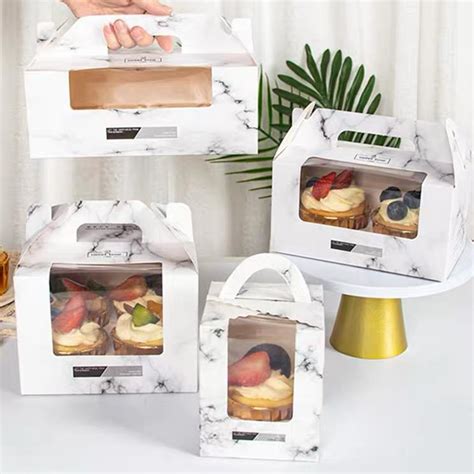 Jual Box Cupcake Kotak Cupcake Dus Cupcake Import Ivory Gable Box