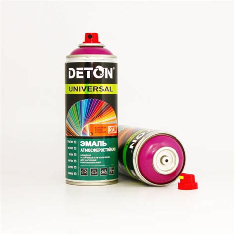 S4005 Аэрозольная краска "Deton Universal" RAL 4005 цвет Сине-сиреневый ...