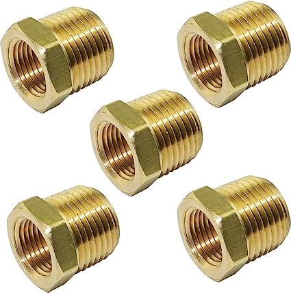 Amazon Npt Male X Npt Female Brass Bushing Reducer