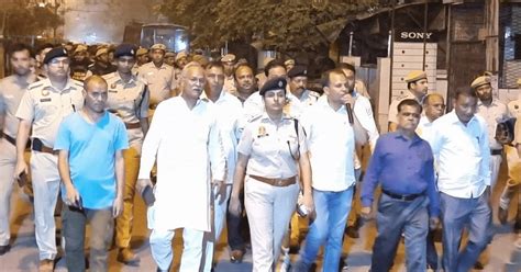 Jahangirpuri Riot Accused Held Press Meet With Police Video Surfaces