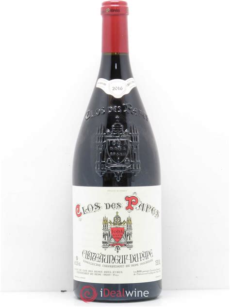 Acheter Châteauneuf Du Pape Clos Des Papes Paul Avril 2016 Lot 9080