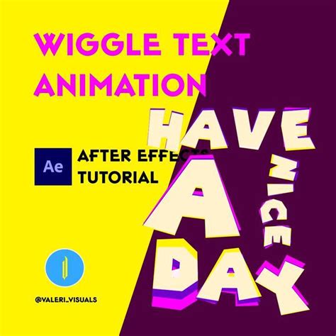 Easy Wiggle Text Animation After Effects Tutorial Artofit