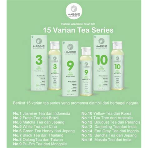 Jual Habbie Aromatic Telon Oil Tea Series Ml Shopee Indonesia