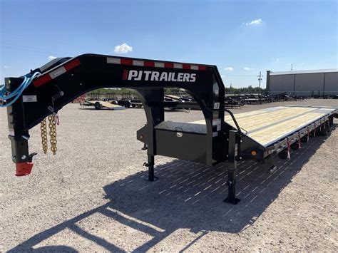 Pj Trailers Ld X Air Ride Flatbed Monster Ramps Happy