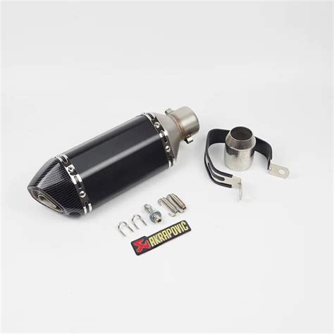 Универсальный мото rcycle AKRAPOVIC глушитель escape moto для Yamaha r6 ...