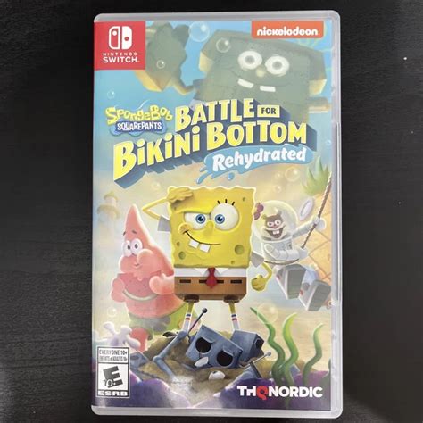 SPONGEBOB SQUAREPANTS Battle For Bikini Bottom Rehydrated For Nintendo Switch PicClick CA