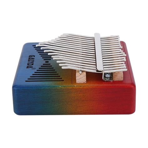 Kalimba 17 Chave Mogno Corpo Polegar Piano Gradual Grandado