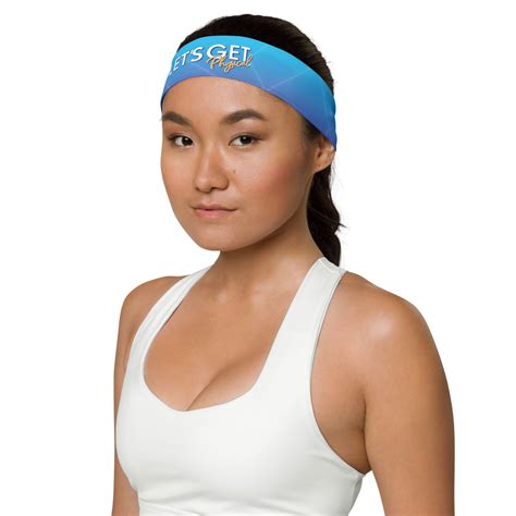 Olivia Newton John Lets Get Physical Headband Retro Gradient Shop