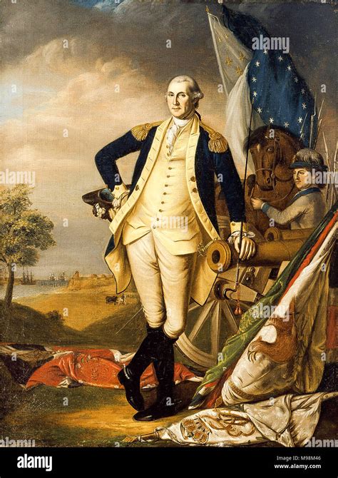 Portrait of George Washington Stock Photo - Alamy