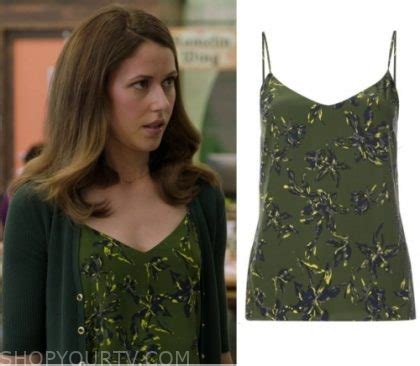 Silicon Valley: Season 6 Episode 5 Monica's Green Floral Cami | Shop ...