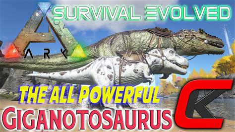 Ark Survival Evolved Alpha Has Nothing On The Giganotosaurus Youtube