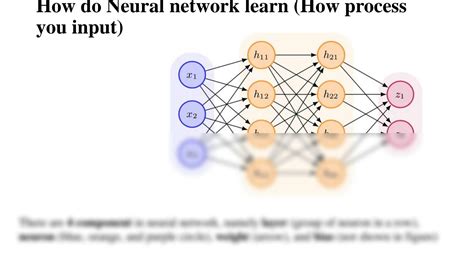 SOLUTION: How do neural networks learn - Studypool