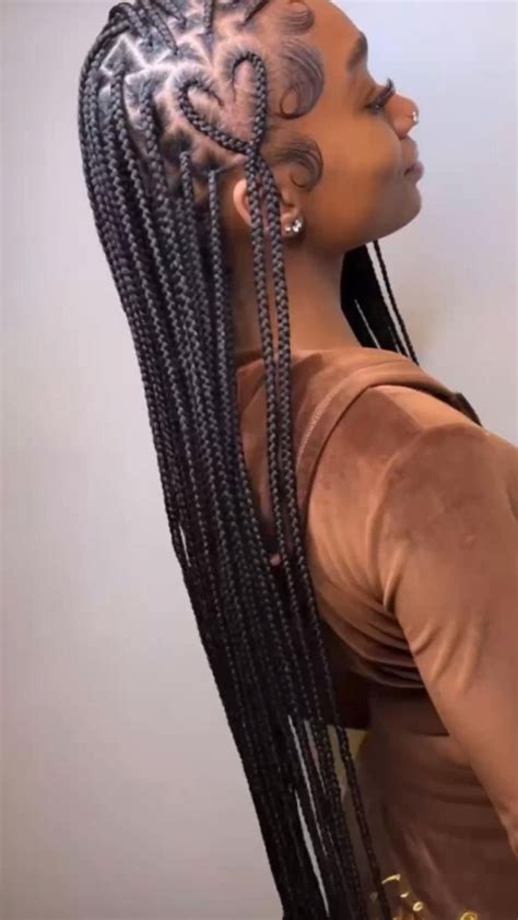 30 Half Fulani Tribal Braids Half Knotless Braids Hairstyles Artofit