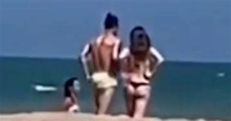 El Romántico Video De Daniel Osvaldo Y Daniela Ballester En Las Playas