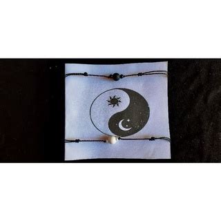 Metadinha Bem E Mal Metadinha Lua E Sol Metadinha Yin Yang Pulseira