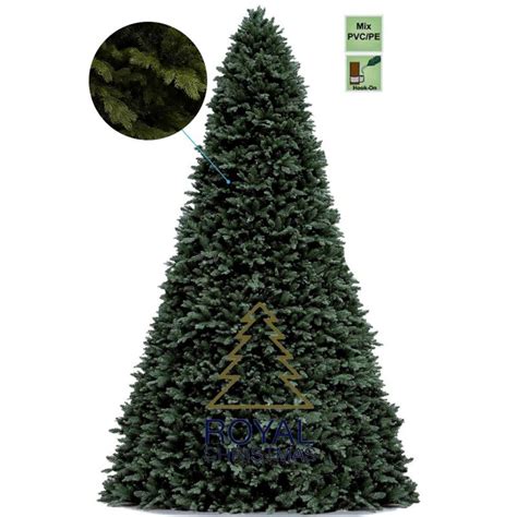 Albero Di Natale Artificiale Gigante Spitsbergen PE PVC 700 Cm