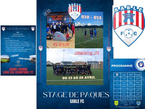 Actualité STAGE DE PAQUES club Football Sablé FC Footeo