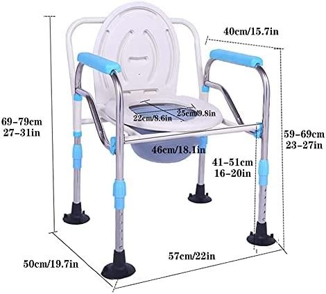 Commode Toilet Chair Weight Capacity Heavy Duty Bedside Commode Chair