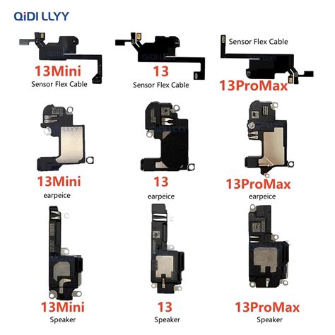 1pcs Earpiece LoudSpeaker Flex Cable For IPhone 13 Pro Max Mini